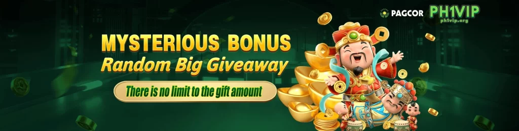PH1VIP mysterious bonus promotion with surprise rewards and premium gaming experience